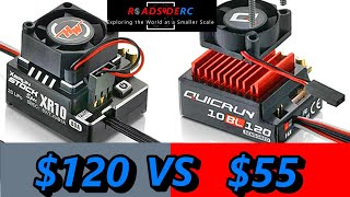 Which RC Drift ESC Is Right For You Hobbywing XR10 Stock Spec vs Quicrun 10BL120 [upl. by Suedaht]