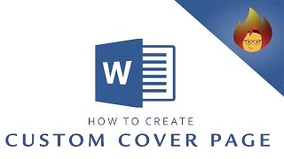 Create a cover page in word  Easy tutorial [upl. by Cassidy476]