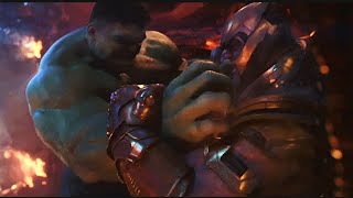 Hulk Vs Thanos YENİLMEZLER 3 SONSUZLUK SAVAŞI  Avengers 3 Infinity War Thanos Hulkı Pataklıyor [upl. by Allain]