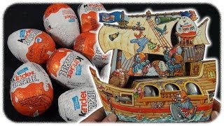 Kinder Surprise  Pirate Ship 2000 Piratenschiff Kinder Überraschung [upl. by Still580]