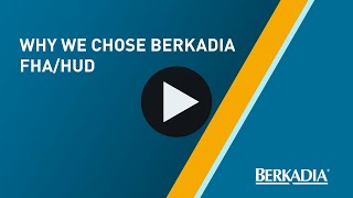 Why we Choose Berkadia FHAHUD [upl. by Ahsata]