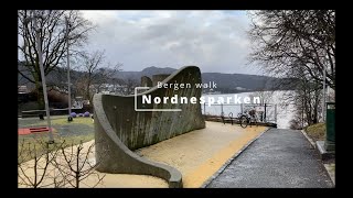 Bergen  Nordnesparken winter walk [upl. by Hagerman]