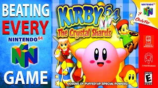 Beating EVERY N64 Game  Kirby 64 The Crystal Shards 197394 [upl. by Ramah]