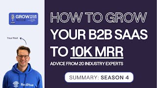 How to grow your B2B SaaS to 10K MRR Advice from 20 experts [upl. by Bolanger372]