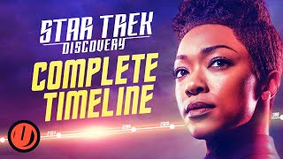 STAR TREK DISCOVERY Complete Timeline Explained Seasons 13 [upl. by Aney51]