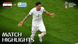 Egypt v Uruguay  2018 FIFA World Cup  Match Highlights [upl. by Ecitnerp670]