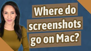 Where do screenshots go on Mac [upl. by Atilal284]