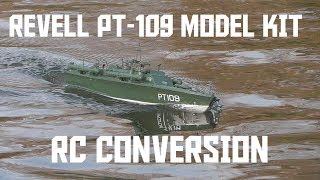 Revell PT109 Model Kit RC Conversion [upl. by Sybille]