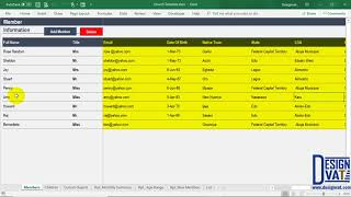 Church Membership Tracking Spreadsheet Excel Template  Church Database [upl. by Asiret]