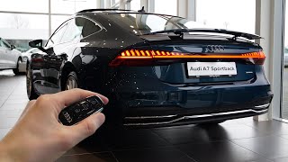 2020 Audi A7 55 TFSI 340hp  Start up amp Visual Review [upl. by Eillek]