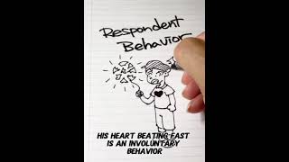 ABA Terminology What is respondent behavior Classical conditioning [upl. by Lleunamme]