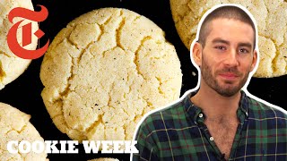 Eggnog Snickerdoodle Cookies With Vaughn  NYT Cooking [upl. by Kieger]