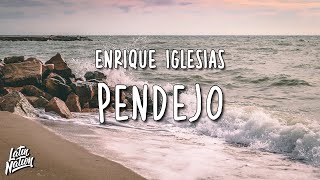 Enrique Iglesias  PENDEJO LyricsLetra [upl. by Namrej5]