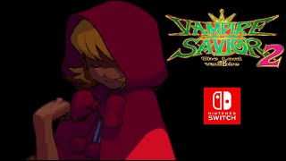 Vampire Savior 2 The Lord of Vampire playthrough Nintendo Switch 1CC [upl. by Merkle603]