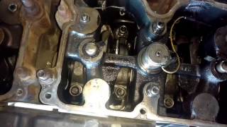 444 Cummins start up and valve adjustment [upl. by Yerd99]