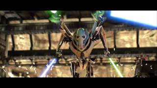 ObiWan vs Grievous Duel No Music SFX only [upl. by Fulmis]