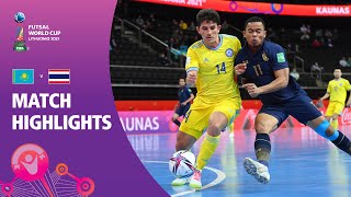 Kazakhstan v Thailand  FIFA Futsal World Cup 2021  Match Highlights [upl. by Bernadette]