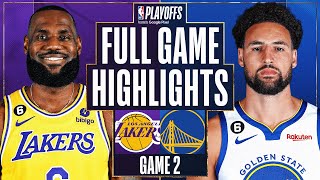 7 LAKERS at 6 WARRIORS  FULL GAME 2 HIGHLIGHTS  May 4 2023 [upl. by Henrion]