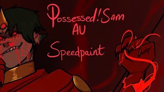 Possessed Awesamdude  Dream SMP Speedpaint [upl. by Dnamron552]