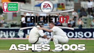 🔴 Live  Cricket 07  Ashes 2005 Scenario  Nostalgic  Retro gaming [upl. by Rosabel]