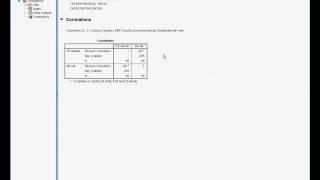 SPSS Korrelation Del B [upl. by Aissyla]