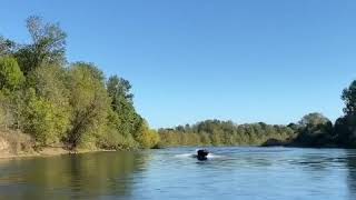 Testing out the brand new build 12 ft mini jet boat with a 300hp Rotax [upl. by Yeargain687]