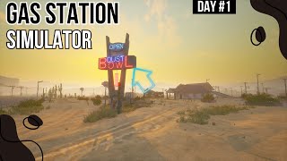 Gas Station Simulator ⛽Day 1  EP 01 Gas Station Simulator  Sharkbite [upl. by Ahsehat]