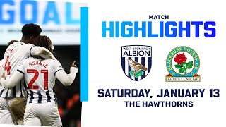 ThomasAsante stars to continue strong Hawthorns form  Albion 41 Blackburn  MATCH HIGHLIGHTS [upl. by Yenitirb717]