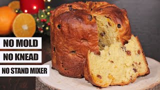 Panettone  Easy No Mold No Knead Italian Fruit Christmas Bread  How Tasty Channel [upl. by Almeria242]