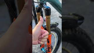 Never do this to your Fox Factory Kashima Fork 😵 fox kashima foxfactory mtb [upl. by Blanche]