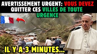 🚨AVERTISSEMENT URGENT VOUS DEVEZ QUITTER CES VILLES DURGENCE ELLES MESSAGE DE LA VIERGE MARIE [upl. by Martyn]