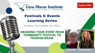 FEO Presents Growing Your Event From Community Festival to Tourism Draw in partnership with GMIST [upl. by Ainerol]