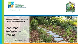 RainScapes Program Landscape Professionals Training [upl. by Peery]