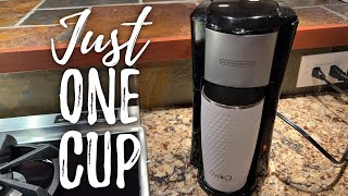 BLACKDECKER Single Serve Coffeemaker Review [upl. by Esch]