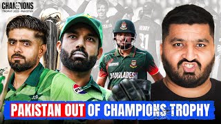 Pakistan 🇵🇰 Officially OUT of The Champions Trophy 2025 as New Zealand defeats Bangladesh [upl. by Delle]