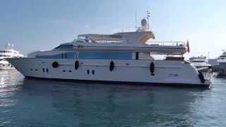 the US 5000000 Yacht Milisa VI  owned by Swiss real estate investor Ralf Klingler [upl. by Ianahs]