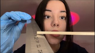 ASMR  Follow my Instructions While Examine your Vision  Flashlight Cranial Nerve Exam Point AB [upl. by Schreib969]