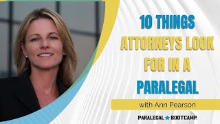 10 Paralegal Skills That Will Get You Noticed By Your Attorney [upl. by Guinevere878]