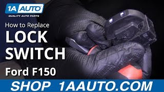 How to Replace Front Door Lock Switches 0914 Ford F150 [upl. by Enidaj]