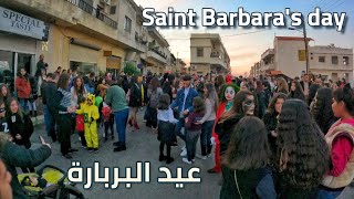 Saint Barbaras Day Safita Syria 2022  عيد البربارة صافيتا [upl. by Sommers]