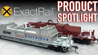 HO Scale Thrall 54 Coil Shield Protector Steel Coil Car ExactRail Product Spotlight [upl. by Lebazi]