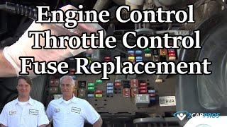 Engine Control Throttle Control Fuse Replacement [upl. by Sweyn]