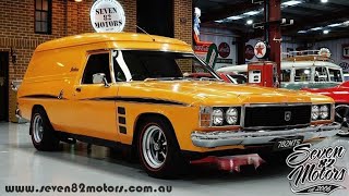 1976 Holden HJ XX7 Sandman Panelvan for sale seven82motors [upl. by Llehsyt]