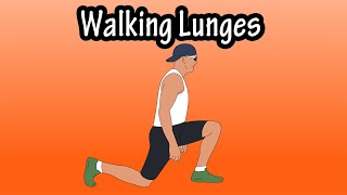 How To Perform Do Walking Lunges Exercise For Beginners With And Without Dumbbell Weights [upl. by Akkina]