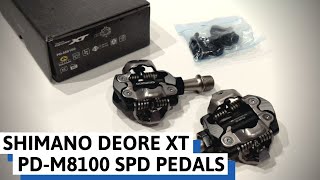 XC Clipless Pedals  Shimano Deore XT M8100 SPD Pedals [upl. by Kcid]