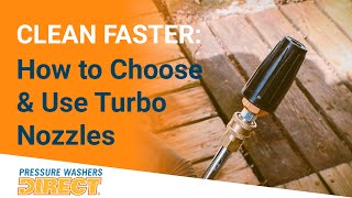 How to Use a Turbo Nozzle — An Essential Pressure Washer Attachment [upl. by Dolan]