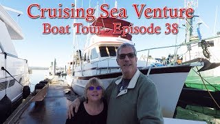 Boat Tour of our Ocean Going Power Boat and Trawler Sea Venture  EP 35 [upl. by Snashall]