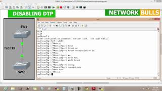 Disabling DTPDynamic Trunking Protocol  CCNP RampS Level by Network Bulls [upl. by Tiffanle]