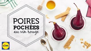 Poires pochées au vin rouge [upl. by Atikam]