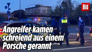 PolizeiGroßeinsatz Vermummte Angreifer schießen auf Kombi  True Crime – Essen [upl. by Renita]